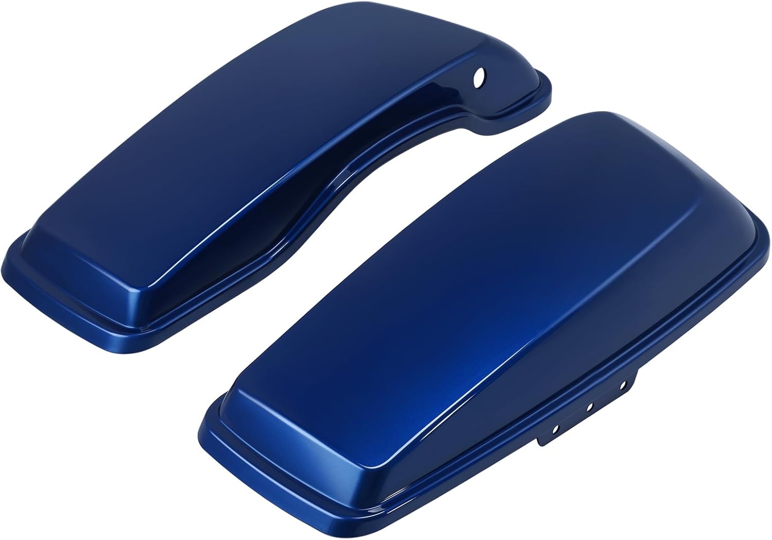 HR3 Superior Blue Hard Saddlebag Lids Compatible with 2014-later Harley Touring Road King Road Glide Street Glide Ultra Limited Electra Glide Standard