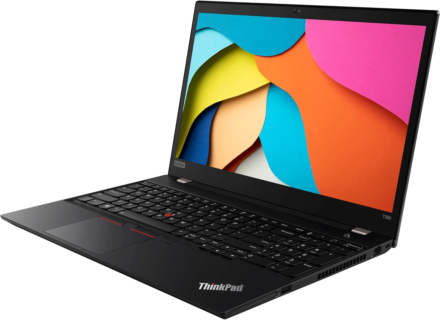 Lenovo ThinkPad T590 15.6' Laptop, i5 8365U 1.6Ghz, 16GB DDR4, 256GB NVMe SSD, 1080p Full HD, USB C Thunderbolt 3, HDMI, Webcam, Windows 11 Pro (Renewed)