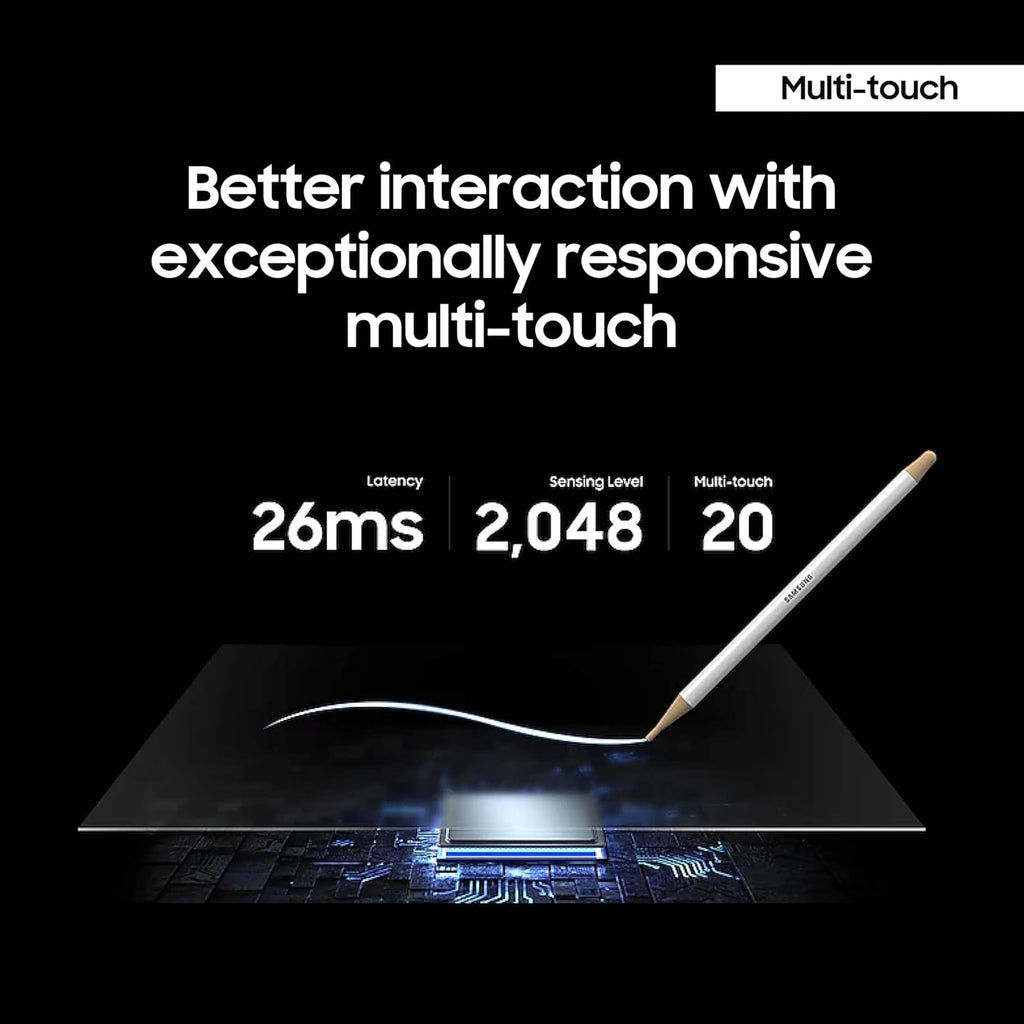 SAMSUNG Pro 75' 4K WMB Interactive Display, SmartView+, Built-in Speakers, Wi-Fi and Bluetooth Embedded, Durable Screen, Universal Pairing, LH75WMBWLGCXZA