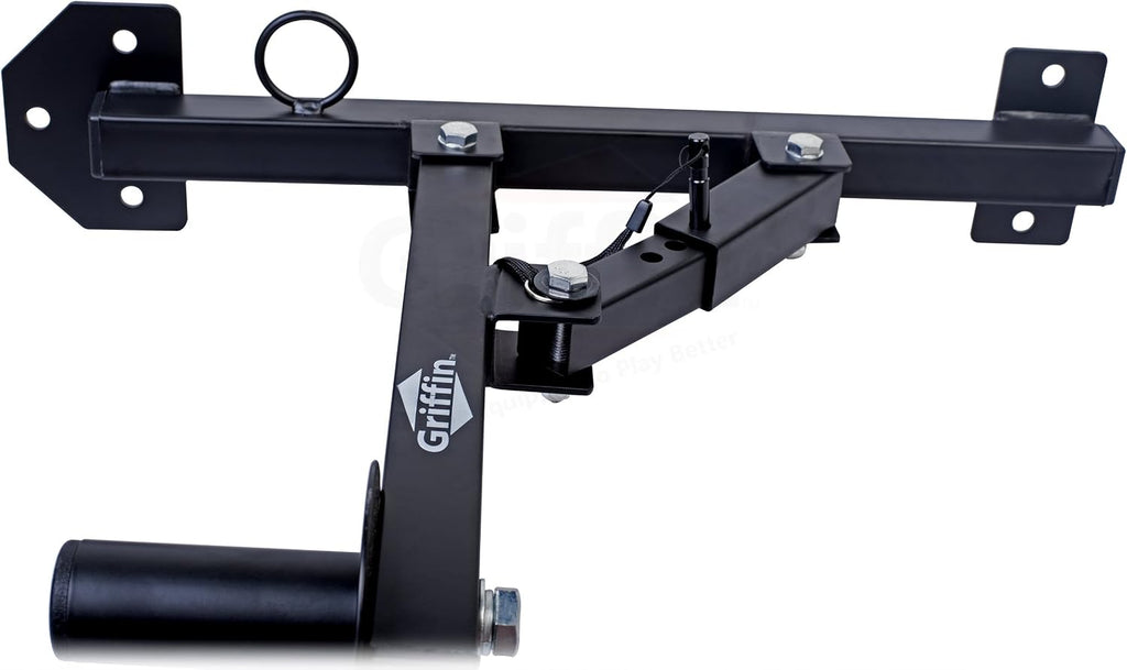 GRIFFIN 6-Pack PA Speaker Wall Mount Bracket Stands (All-SteelPRO Edition) – Audio Speaker Pole Holder – Securing Locking Pin & 3 Horizontal Level Tilt Adjustments – DJ On Stage Studio Monitor Holders