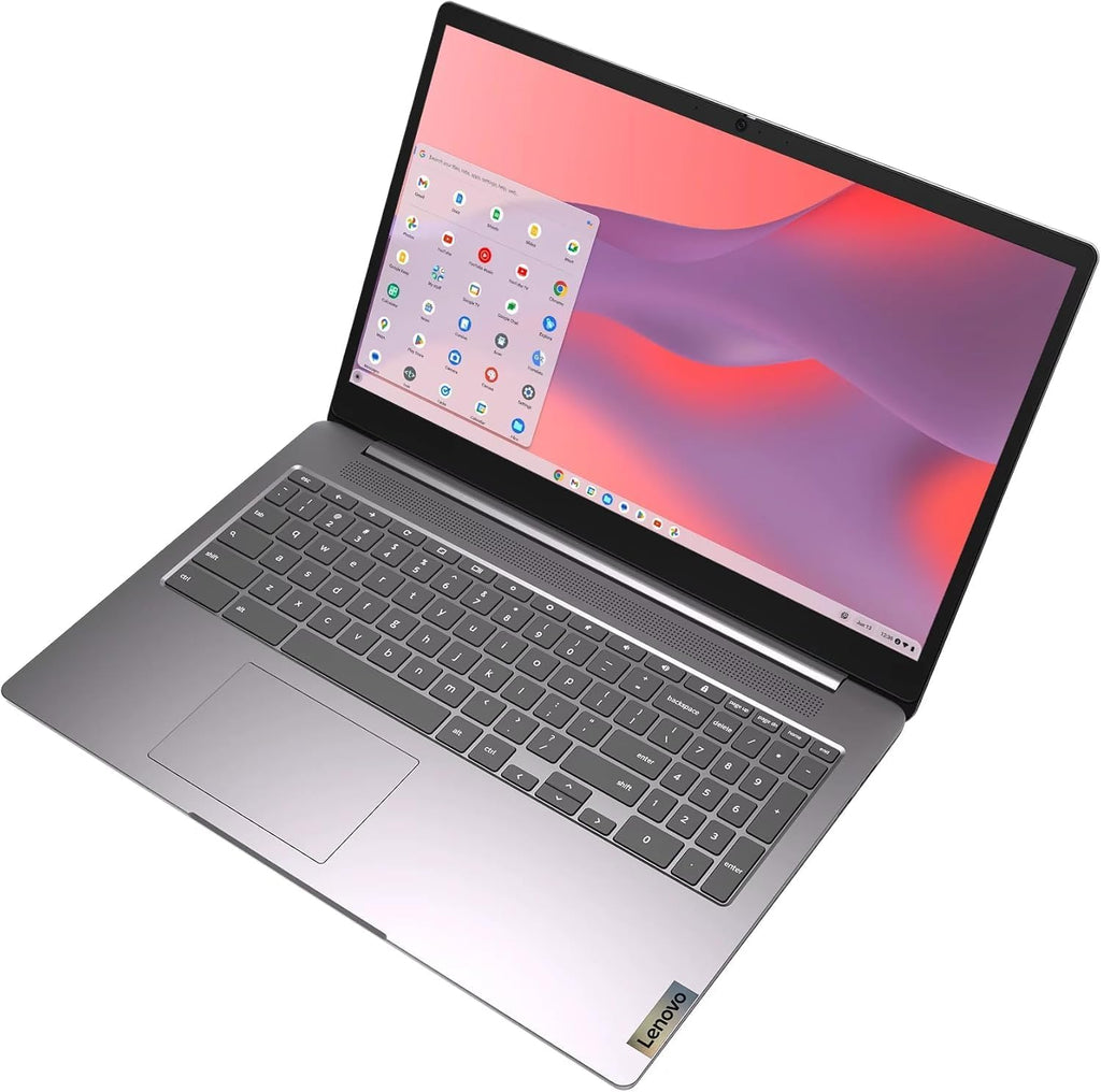 Lenovo IdeaPad 3i Chromebook 15.6' FHD Laptop, Intel Celeron N4500, 4GB Memory, 64GB eMMC, Chrome OS, Artic Grey, 82N4004NUS (Renewed)