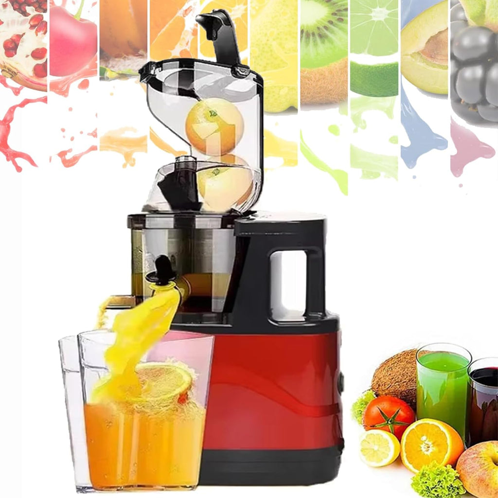 Juicer Machines, 500w Cold Press Juicer Machines With 3.3' Large Feed Chute, Self Feeding, High Juice Yield Easy to Clean, Juicer Machines For Vegetables and Fruits