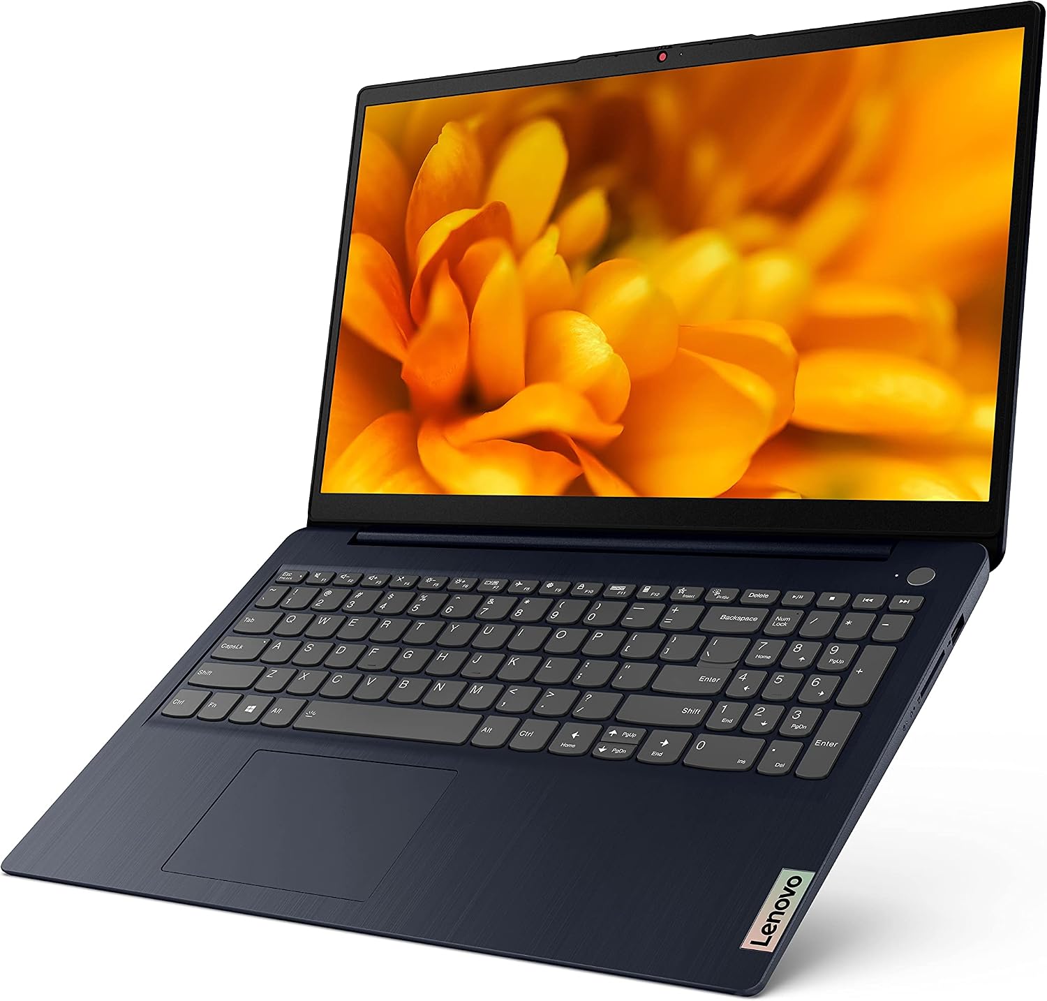 Lenovo Ideapad 3 15.6' FHD Home and Business Laptop AMD Ryzen 5 5500U 6 Cores Integrated AMD Radeon 7 Graphics 8GB RAM DDR4 256GB SSD 82KU003NUS