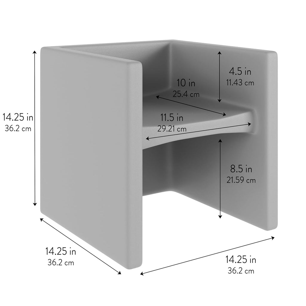 Children's Factory 3-in-1 Cube Chair for Kids, Flexible Seating Classroom Furniture, 4-Pack