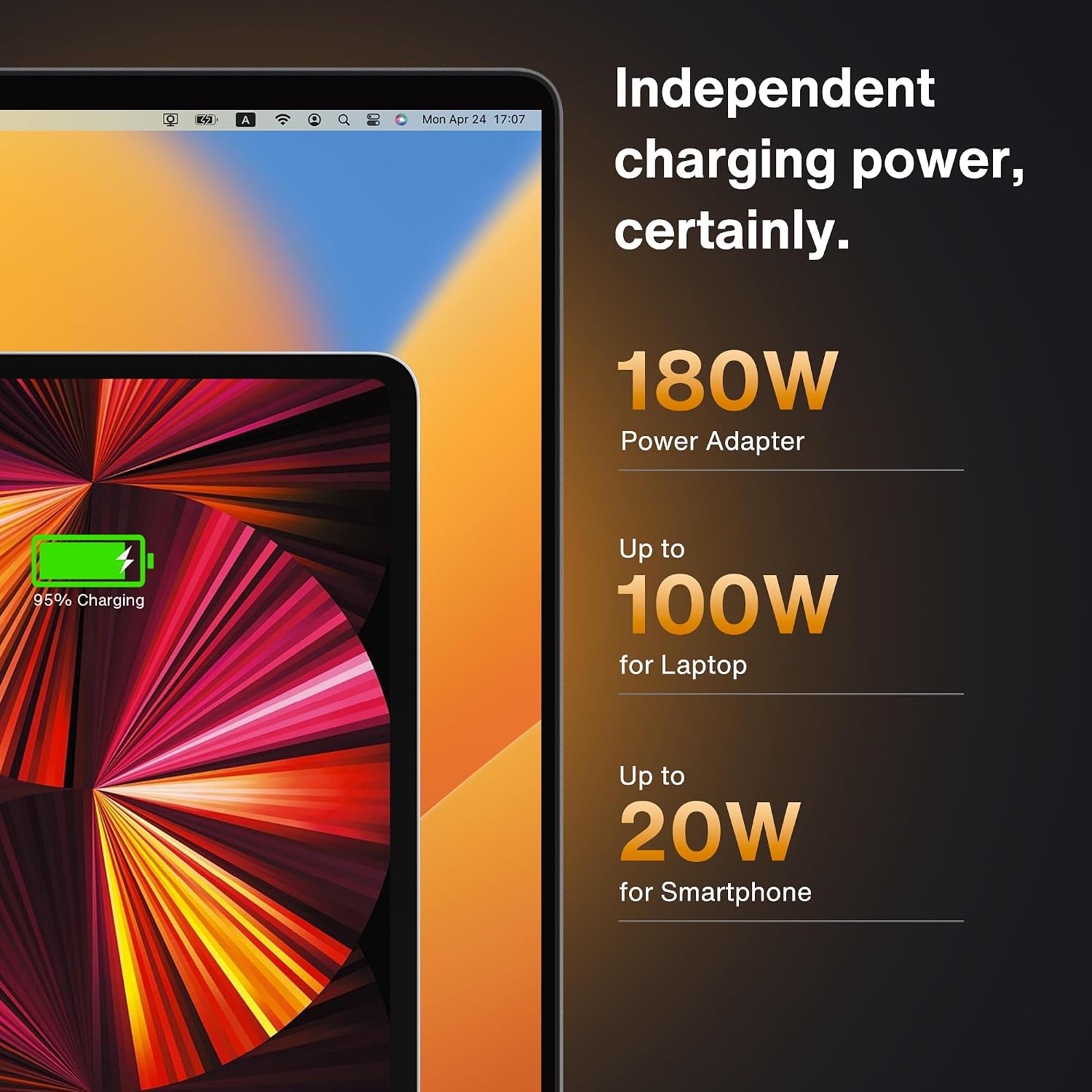 iVANKY 20-in-1 DisplayLink Docking Station 3 Monitor for Window and MacBook Pro/Air, Triple 4K@60Hz Display for M5/M4/M3/M2/M1 MacBook/Windows, 180W Power, 2.5GbE, HDMI, DP, 10Gbps, Driver Needed