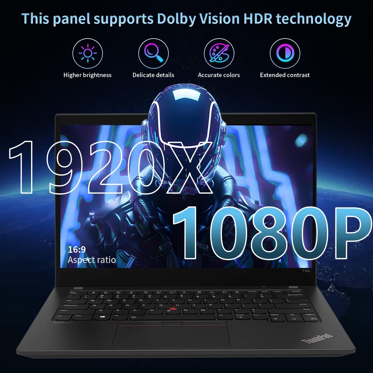 Lenovo Thinkpad T14S (G2) Business Laptop, 14' FHD (1920 x 1080) Display, Core i5-1145G7 4.4GHz, 512GB SSD, 16GB RAM, Webcam, Windows 11 (Renewed)