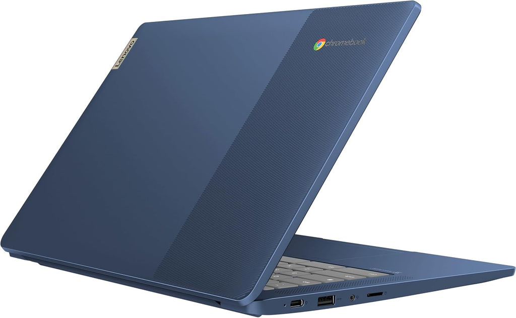 Lenovo Chromebook 14 Touchscreen Laptop (14' FHD Touch Display, 8-Core MediaTek Kompanio 520, 4GB RAM, 128GB Storage (64GB eMMC+64GB SD)), Webcam, 13-Hrs Long-Battery Life, Chrome OS, Abyss Blue