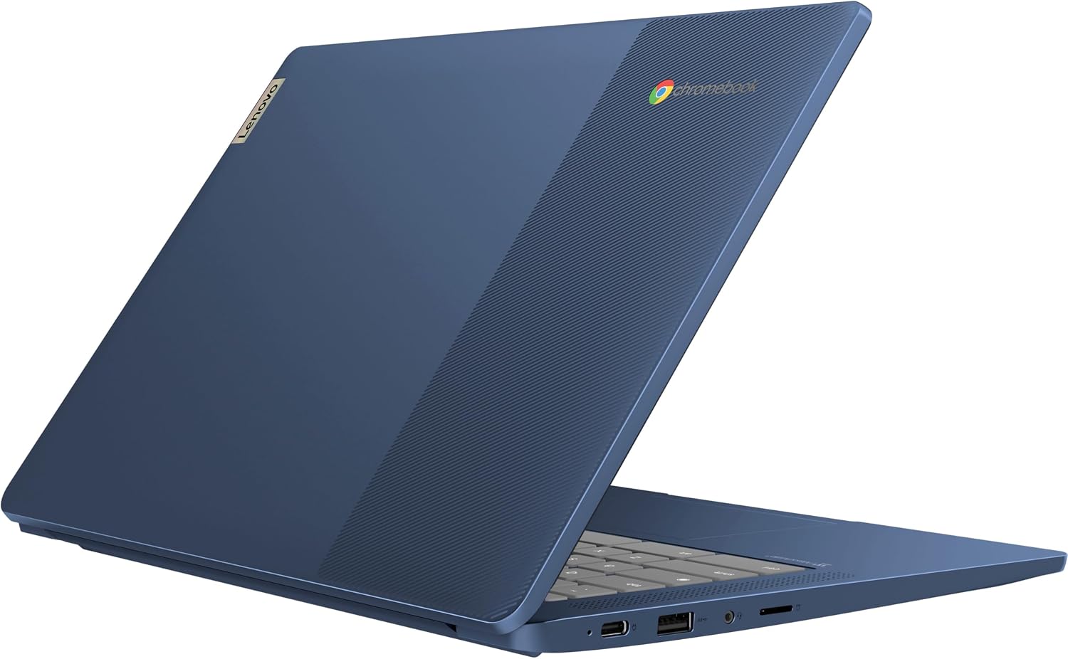 Lenovo Chromebook 14 Touchscreen Laptop (14' FHD Touch Display, 8-Core MediaTek Kompanio 520, 4GB RAM, 128GB Storage (64GB eMMC+64GB SD)), Webcam, 13-Hrs Long-Battery Life, Chrome OS, Abyss Blue