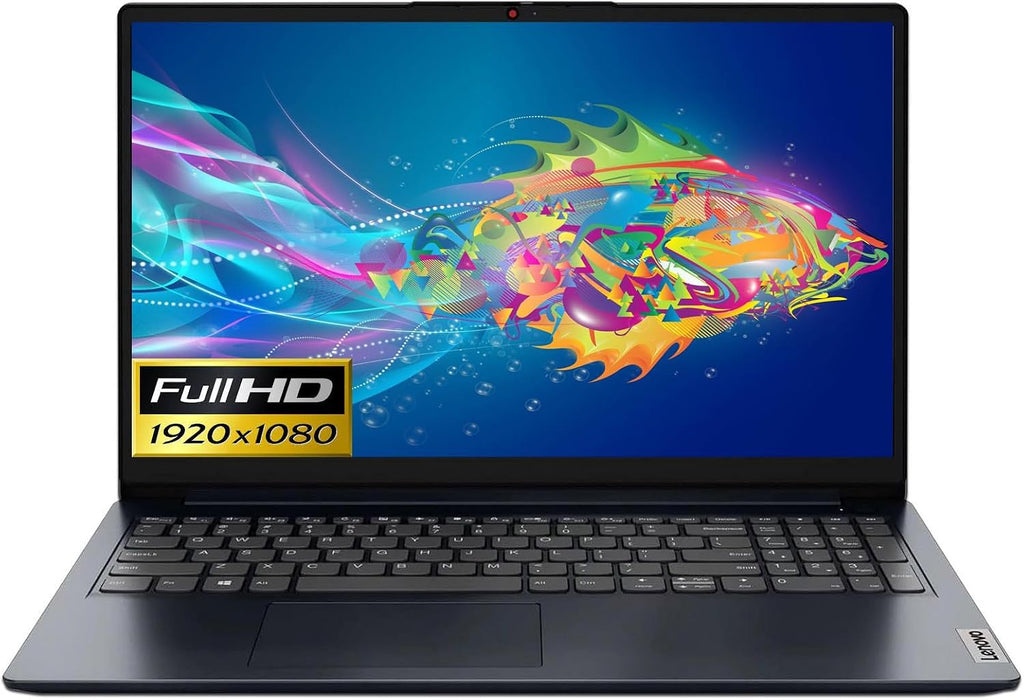 Lenovo Idea Pad 1 Laptop in Blue AMD Ryzen 3 up to 4.1Ghz 15.6in FHD 8GB DDR5 RAM 256GB SSD Win 11 (ID3 - Renewed)