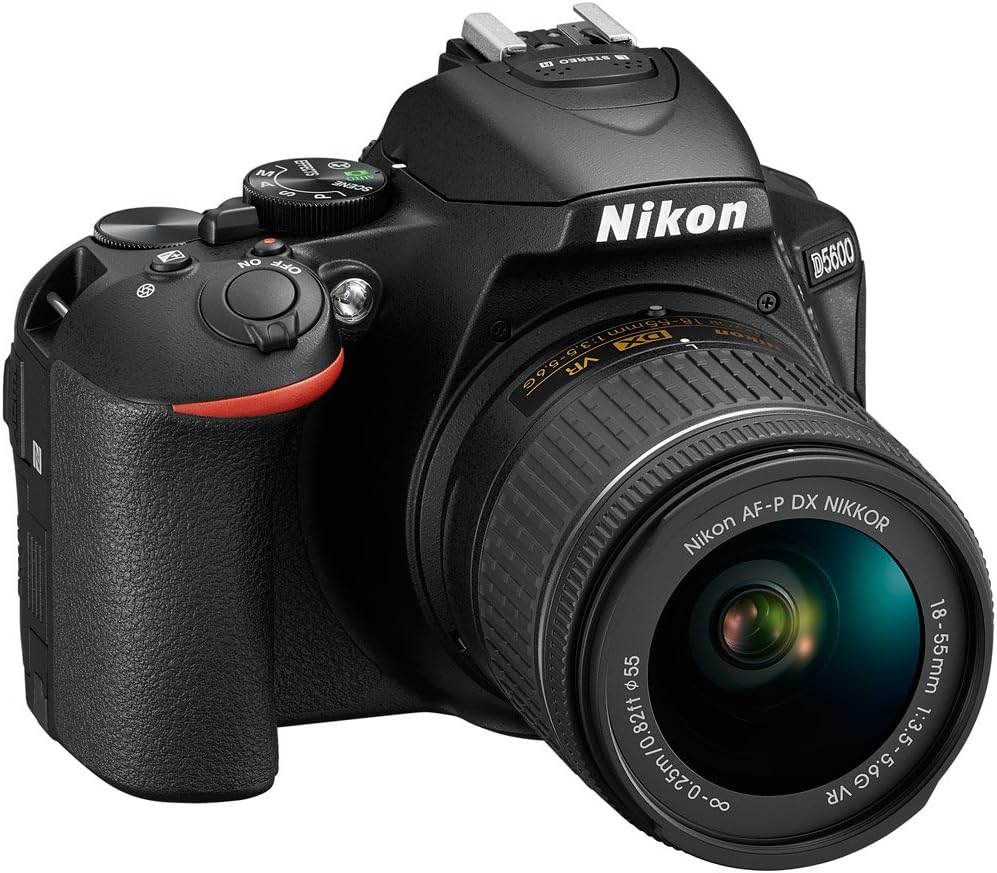 Nikon D5600 Digital SLR Camera & 18-55mm VR DX AF-P Lens - (Renewed)