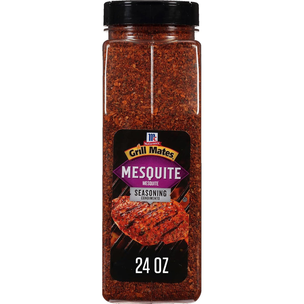 McCormick Grill Mates Mesquite Seasoning, 24 oz (Pack of 6) - Six 24 Ounce Containers of Mesquite BBQ Spice, Versatile Use in Marinades, Meats, Dressings and More