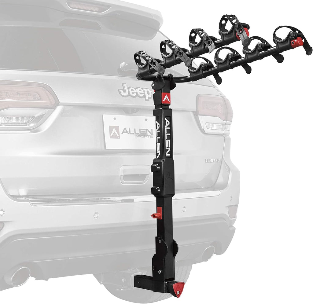 Allen Sports Premier Locking Quick Release 4-Bike Carrier for 2 in. Hitch, Black