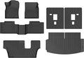 Durango Floor Mats and Cargo Liner w/backrest Mat Fit for Dodge Durango (7-Seater) 2016-2025 2026, All Weather Floor Liner for Durango Accessories Heavy Duty