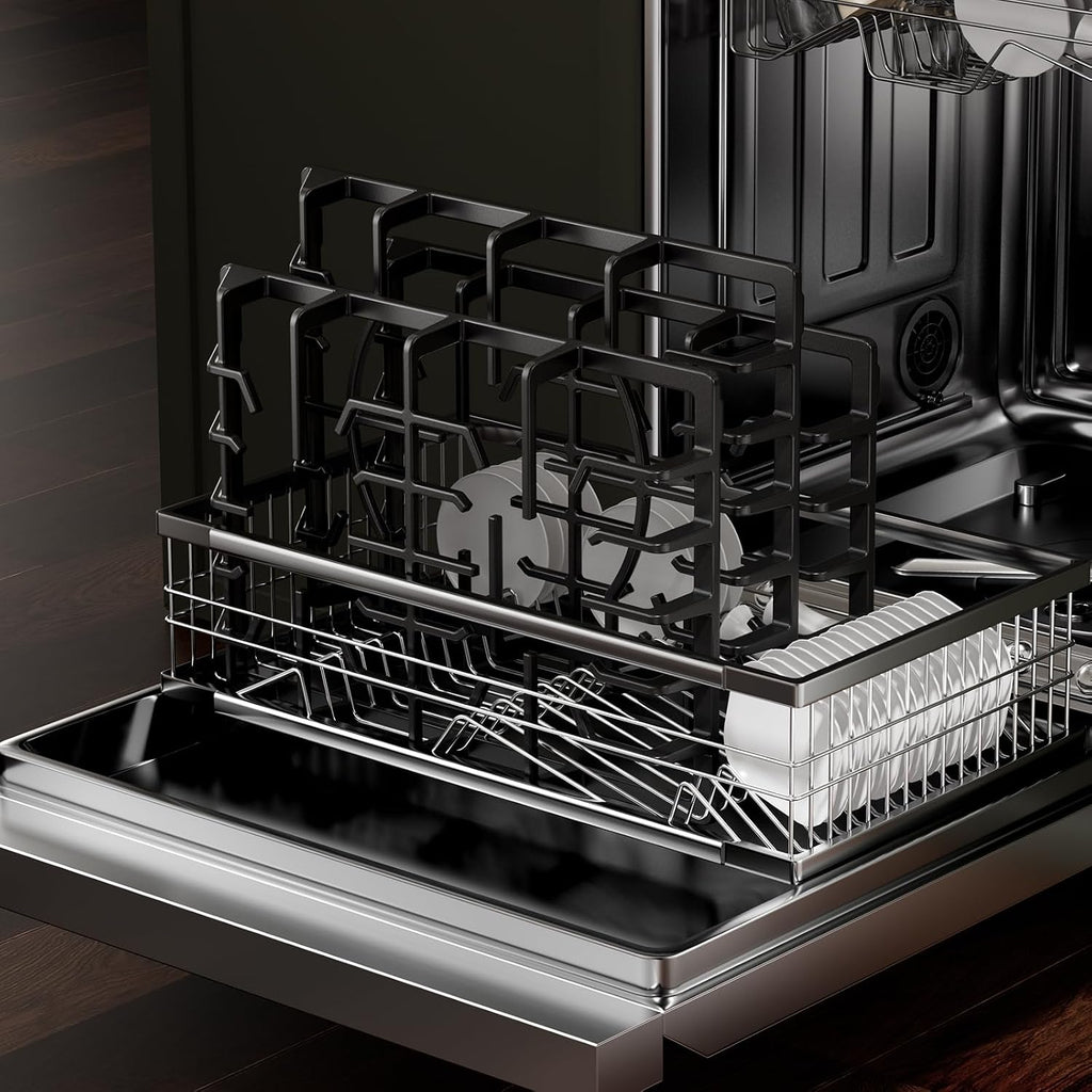 Empava 36' Gas Stove Cooktop NG/LPG Convertible with 5 Italy Sabaf Sealed Burners in Black Tempered Glass