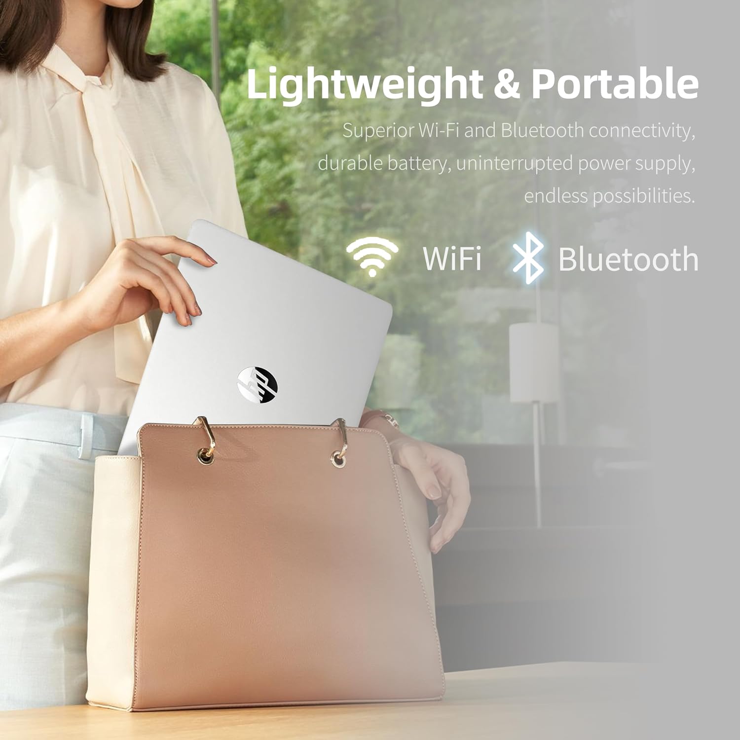 HP 14' Student Business Laptop Computer, Intel N150 CPU (Beat i3-1115G4), 8GB DDR4 RAM, 384GB Storage (128GB UFS + 256GB MSD), WiFi 6, BT 5.4, 1-Year Office365, Win11 Pro S, Natural Silver