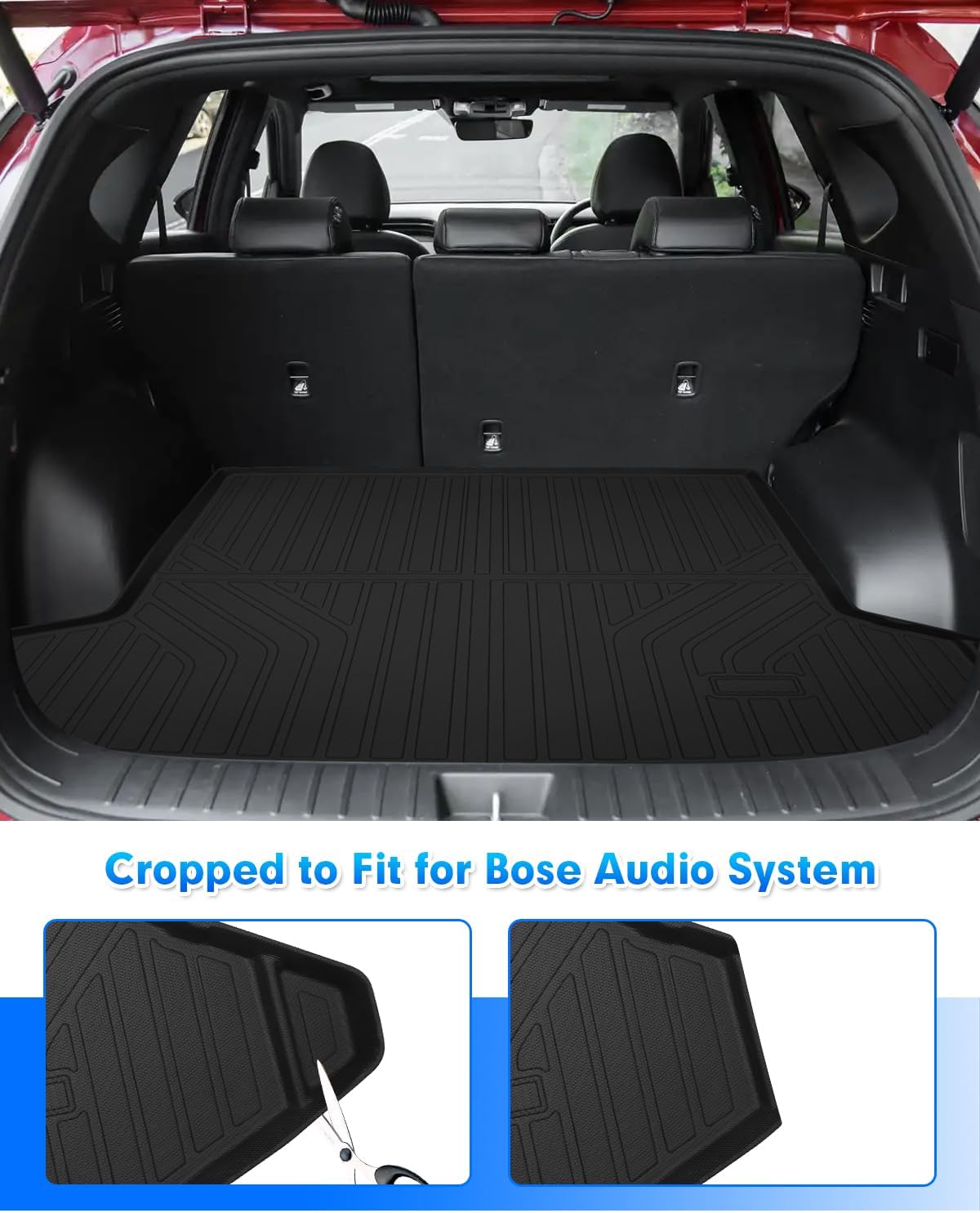 Cartist Floor Mats and Cargo Liner Fit for Hyundai Tucson 2022 2023 2024 2025 2026 (Not for PHEV & Hybrid) All Weather Floor Mat Tucson Accessories Heavy Duty Carpet Protection