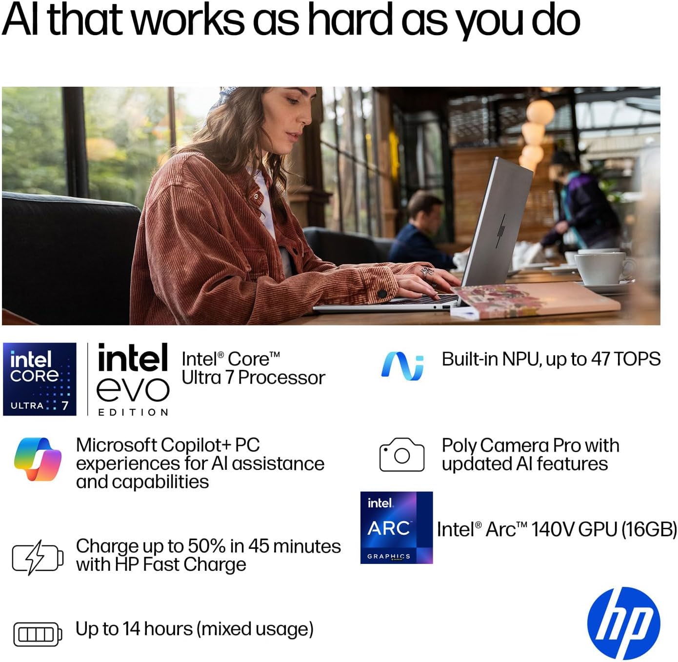 2026 HP OmniBook 7 Flip (Next Gen Envy x360) 2-in-1 Laptop (16' FHD+ Touchscreen, Intel Ultra 7 258V, 32GB DDR5 RAM, 2TB SSD, Arc 140V GPU (16GB), MPP Stylus), AI PC, IR Webcam, Wi-Fi 7, Win 11 Pro