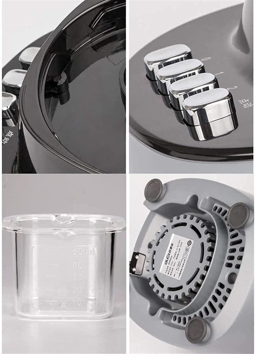 Multifunctional 700W Centrifugal Juicer, 3-Speed Juicing, Dry Grinding, 2 Knives & Mixing Cups, Portable, Easy to Clean