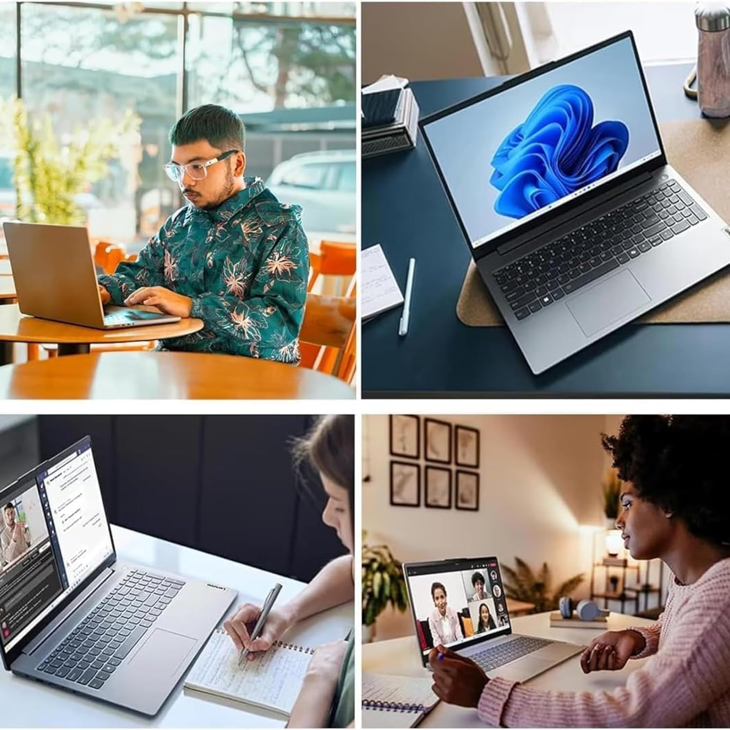 Lenovo IdeaPad Slim • 15.6' Business Laptop • 12GB DDR4RAM • 256GB SSD • Intel 4 Core Processor • Privacy Shutter • Dolby Audio • Copilot AI • Windows 11 Home