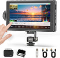 Desview A5 Touch Screen Camera Field Monitor 5.5' 600nits 4K/60Hz HDMI 2.0 in/Out External Camera Monitor for DSLR with HDR 3D LUT Full-Waveform Peaking Focus Assist, Sunshade & Carry Case Included