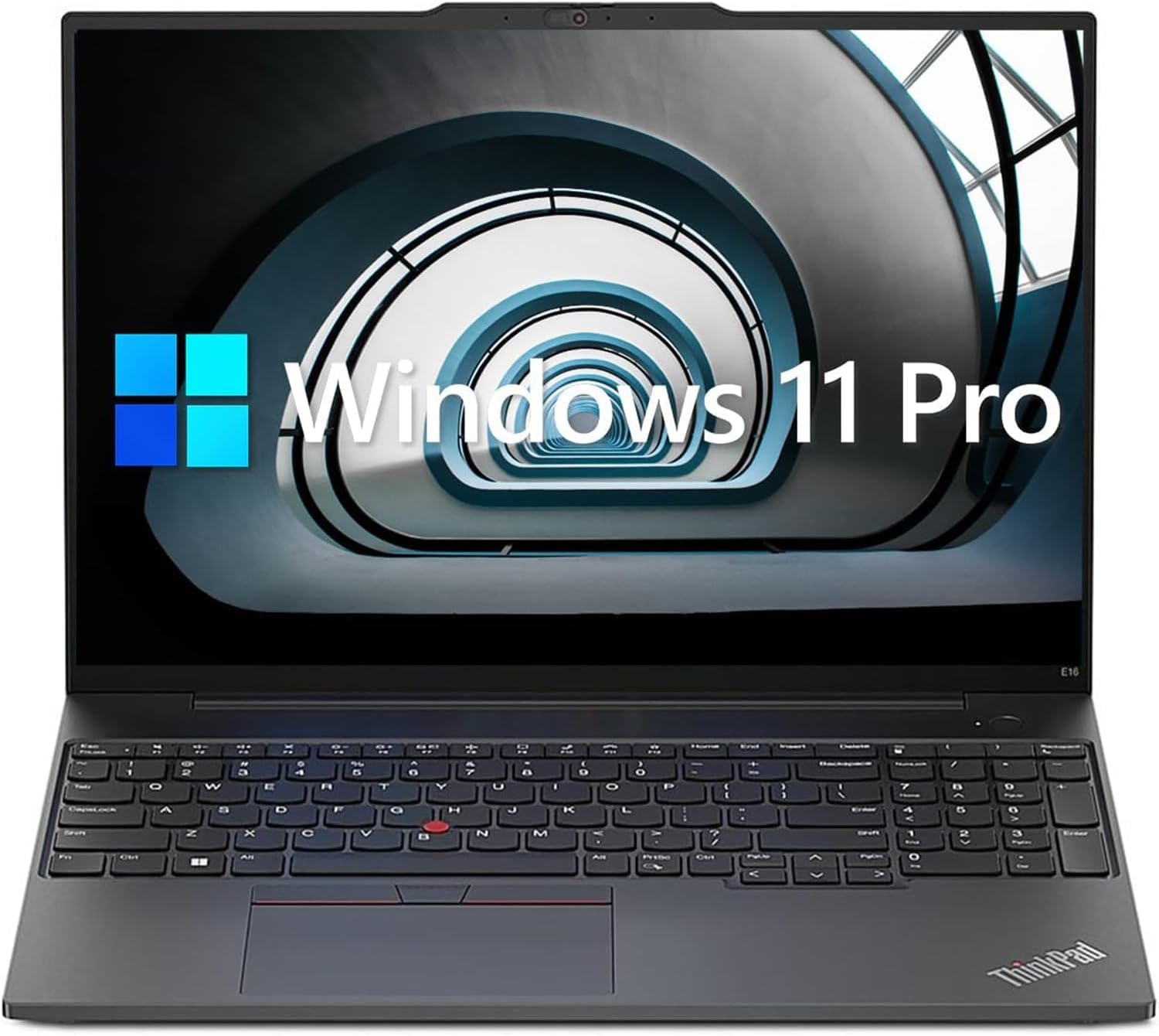 Lenovo ThinkPad E16 Business Laptop, 16' WUXGA Display, AMD Ryzen 5 7530U (Beat i7-1165G7), 16GB RAM, 1TB PCIe SSD, Webcam, HDMI, RJ-45, Fingerprint Reader, Wi-Fi 6, Windows 11 Pro, Black