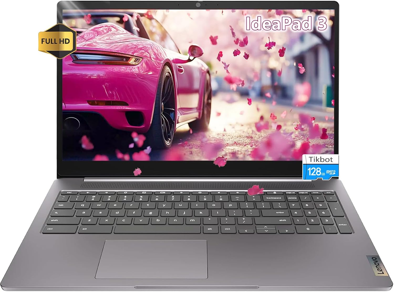 Lenovo IdeaPad 3i Chromebook Laptop 15.6 inch FHD Large Screen - 4GB RAM - 192GB Storage - Google Chromebook Kids School Student - HDMI - 2026 -Wi-Fi 6 - Long Battery Life