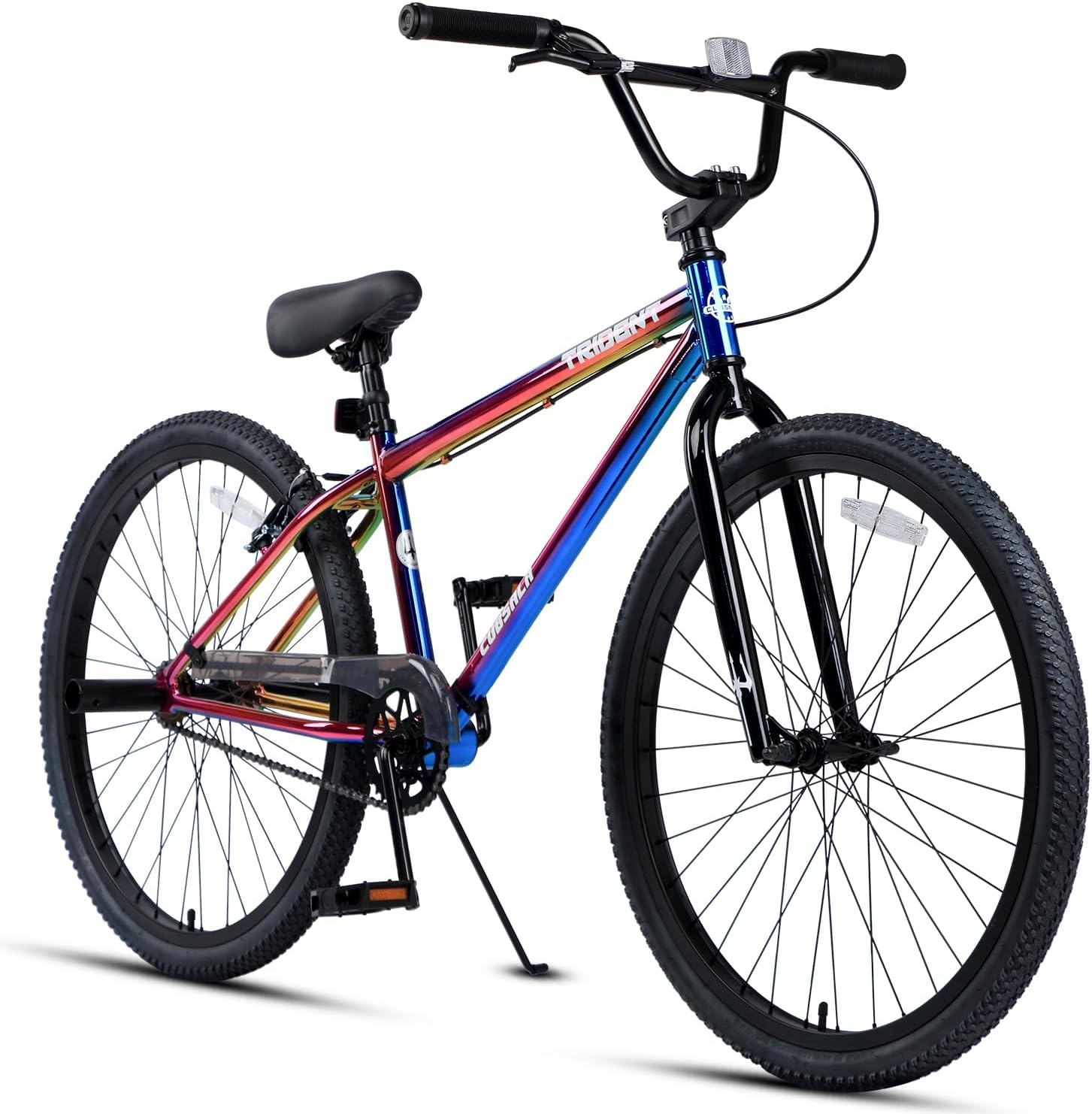 cubsala 20 24 26 Inch BMX Race Bike Trident Bicycles Beginner-Level to Advanced Riders with 2 Pegs, Multiple Colors