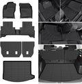 Escape Floor Mats & Cargo Liner w/Backrest Mat Fit for Ford Escape 2013-2019, All Weather Floor Mats for Escape Accessories Heavy Duty Waterproof