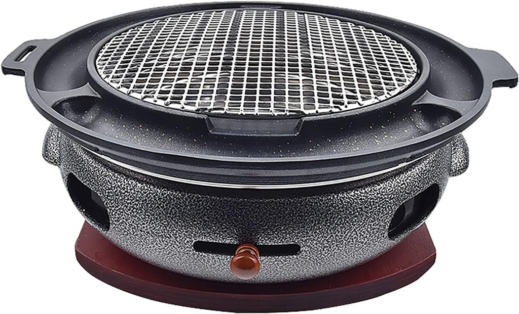 BBQ Barbeque Barbecue Grill, BBQ, Multifunctional Smokeless Charcoal Grill, Household Korean BBQ Grill, Split Design, Outdoor/Indoor (Color : G)