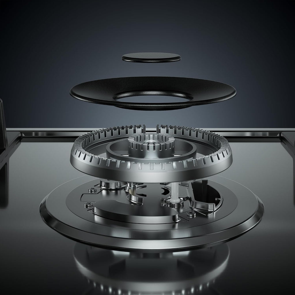 Empava 36 Inch Built-in Gas Cooktop with 5 Sealed SABAF Burners, Stainless Steel Surface, LPG/NG Convertible, Auto Electric Pulse Ignition, Flame Failure Protection