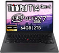 Lenovo ThinkPad T14 Gen 6 Business Laptop 14' FHD+ IPS, Intel Ultra 7 255U, 64GB DDR5 RAM, 2TB SSD, 5MP Webcam, Fingerprint, Backlit, Wi-Fi 6E, 2 Thunderbolt 4, AI PC, W11P