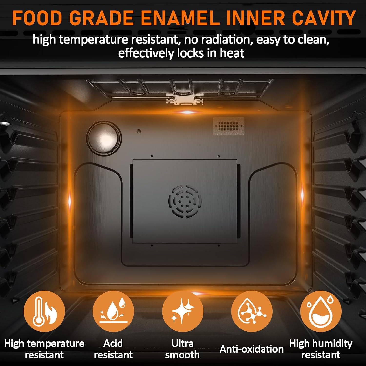 30' Stainless Steel Toaster Oven & 30 Inch Air Fryer Oven Combo: 4.8 Cu.ft Large Capacity with 3D Heating, Digital Touch Panel, and Multi-Function Modes for Countertop or Built-in Installation