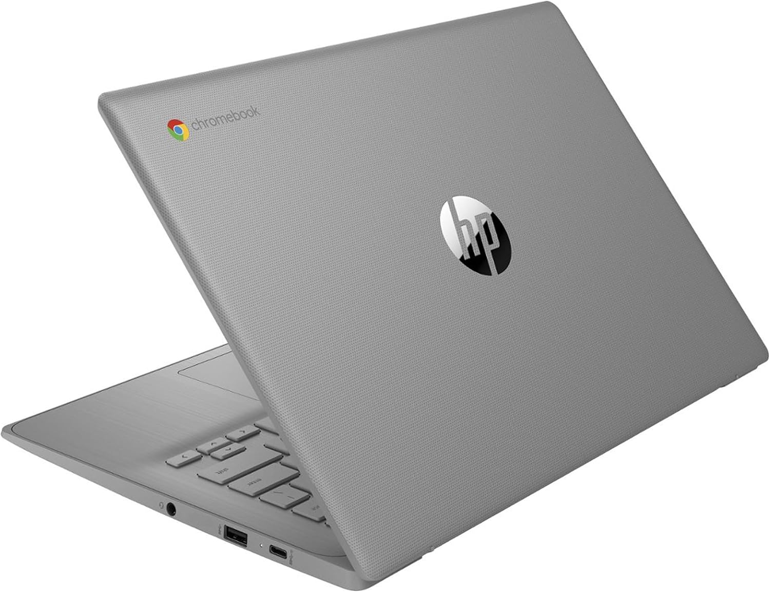 HP Chromebook Laptop Computer, 14' HD Display Chromebook Laptops, Intel Celeron CPU, 4GB RAM|192GB(64GB eMMC+128GB Card), Wi-Fi, Webcam, Chrome OS, Long Battery Life, for Student|Business, LE Cable