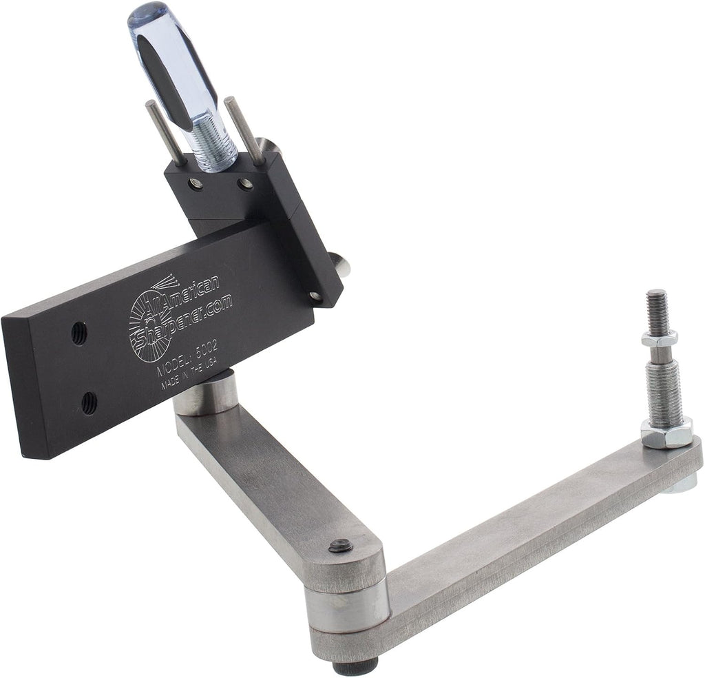 All American Sharpener 5002 Sharpener Kit for Standard Straight Lawn Mower Blades – Includes Angle Grinder and Wheel for Easy Blade Maintenance