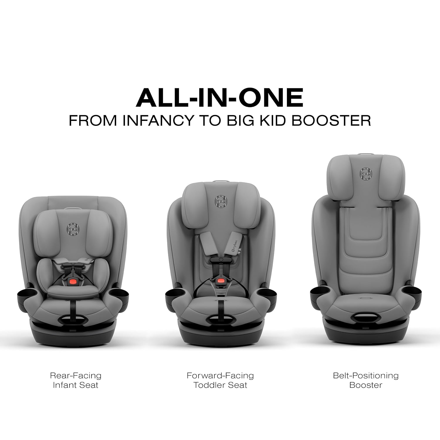 Callisto G 360 Select Rotating All-in-One Convertible Car Seat - Grey