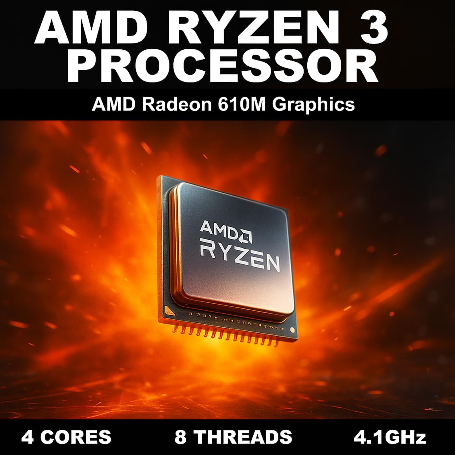 Lenovo New V15 Laptop for Student & Business with Microsoft Office, AMD Ryzen 3 7320U (Beat i7-1065G7), 15.6'' FHD, Radeon Graphics, 16GB RAM, 2TB SSD, Ethernet Port RJ-45, WiFi-6, Windows 11 Pro