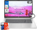 HP 17' Touchscreen Business Laptop, Intel 10-Core i7-1355U(Up to 5 GHz), Microsoft Office Pro Lifetime, 32 GB RAM, 1 TB SSD, HD Audio, 720P Webcam, WiFi 6, Bluetooth 5.3, Win 11 Pro, Pale Rose Gold