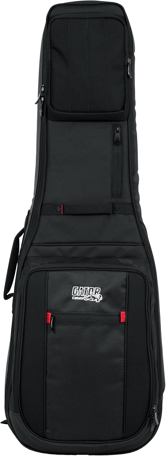 Gator Cases Pro-Go Series Ultimate Double Guitar Gig Bag, Holds (2) Electric Guitars (G-PG-ELEC-2X)