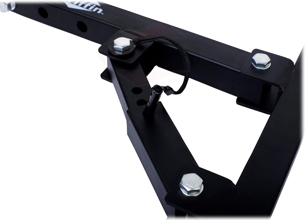 GRIFFIN 6-Pack PA Speaker Wall Mount Bracket Stands (All-SteelPRO Edition) – Audio Speaker Pole Holder – Securing Locking Pin & 3 Horizontal Level Tilt Adjustments – DJ On Stage Studio Monitor Holders