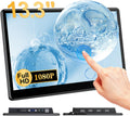 13.3'' Portable Touch Screen Monitor,VESA Touchscreen Display,1080P 10-Point HDMI VGA Port Ultra-Slim Portable Laptop Touchscreen Monitor for PC MacBook Phone PS Xbox(13.3 inch) 1