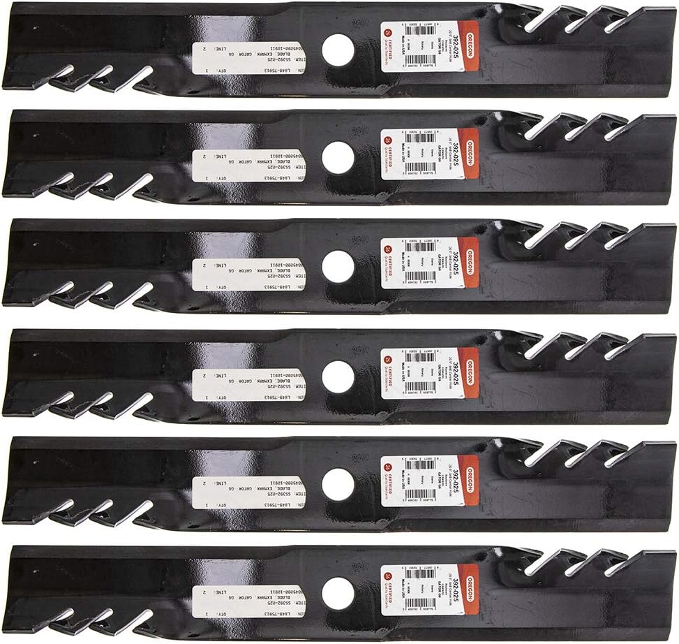 Oregon 6 Pack 392-025 Mower Blade Gator G6 Fits Encore 543294