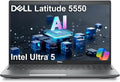 Dell Latitude 5550 5000 Business AI Laptop, 15.6' FHD, Intel 12-Core Ultra 5 125U (> i7-1355U), Backlit, 2x Thunderbolt, IST Computer Customized 16GB/32GB/64GB DDR5 RAM, 512GB/1TB/2TB SSD, Win 11 Pro