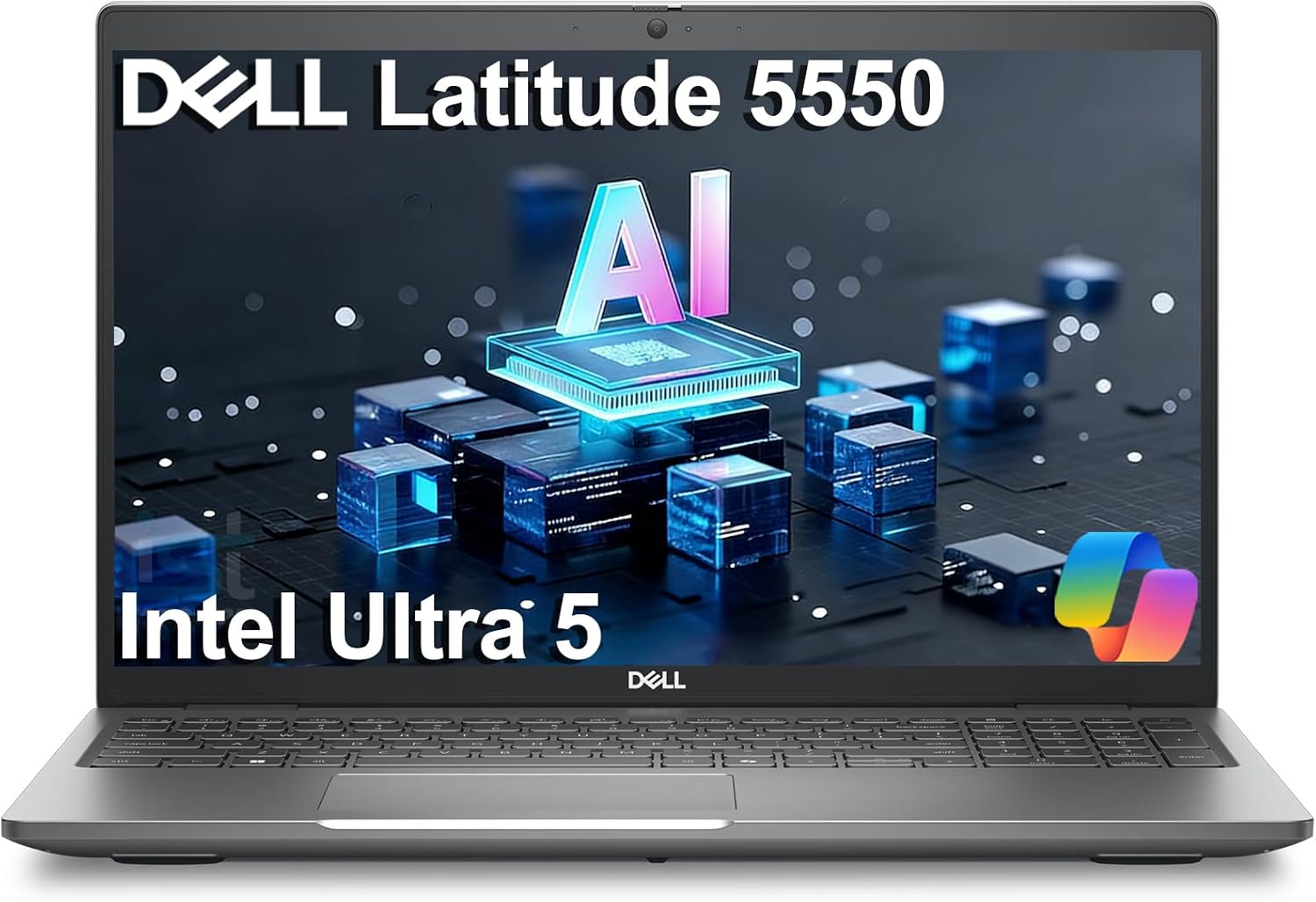 Dell Latitude 5550 5000 Business AI Laptop, 15.6' FHD, Intel 12-Core Ultra 5 125U (> i7-1355U), Backlit, 2x Thunderbolt, IST Computer Customized 16GB/32GB/64GB DDR5 RAM, 512GB/1TB/2TB SSD, Win 11 Pro
