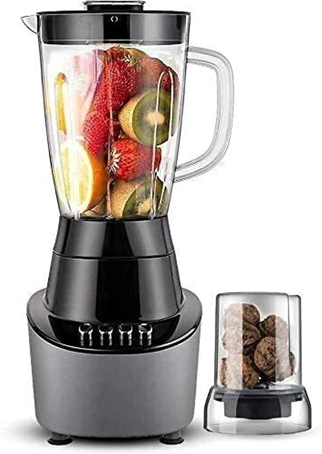 Multifunctional 700W Centrifugal Juicer, 3-Speed Juicing, Dry Grinding, 2 Knives & Mixing Cups, Portable, Easy to Clean