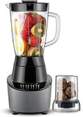 Multifunctional 700W Centrifugal Juicer, 3-Speed Juicing, Dry Grinding, 2 Knives & Mixing Cups, Portable, Easy to Clean