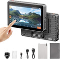 VILTROX DC-X3 Touchscreen FHD IPS Camera Monitor, 2000 nits 4K SDI HDMI in/Out Video Field Monitor Kit with Sunshade Hood, 3D LUT, Waveform, Histogram & Vectorscope Tools, Black