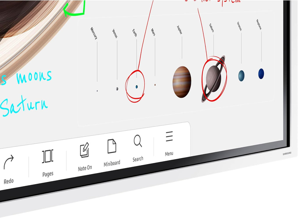 Samsung Pro 65' 4K WMB Interactive Display, SmartView+, Built-in Speakers, Wi-Fi and Bluetooth Embedded, Durable Screen, Universal Pairing, LH65WMBWBGCXZA