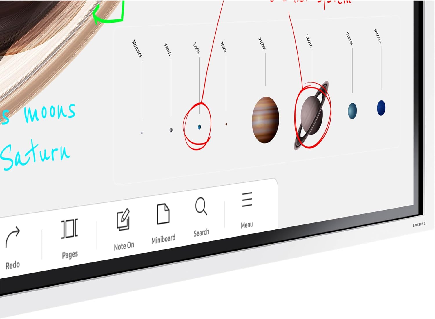 Samsung Pro 65' 4K WMB Interactive Display, SmartView+, Built-in Speakers, Wi-Fi and Bluetooth Embedded, Durable Screen, Universal Pairing, LH65WMBWBGCXZA
