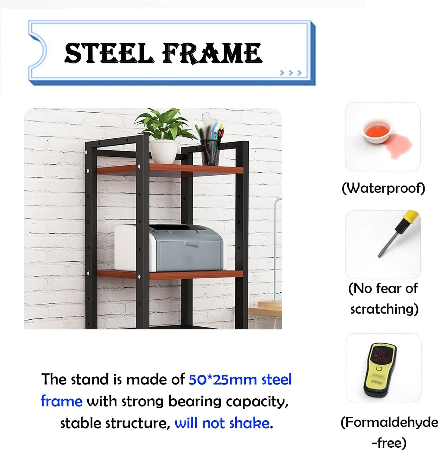 Large Capacity Vintage Stereo Console, Adjustable Outdoor 5-Tiers Audio Video Equipment Rack, Mobile Multi-Layer Commercial AV Media Stand/Bookshelf (Size : Style A)
