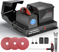Lawn Mower Blade Sharpener Machine, 7' Bench Grinder with Ceramic Wheel & Sanding Kit, Heavy Duty Blade Sharpening Tool for High Lift, Low Lift, Gator & Flat Blades